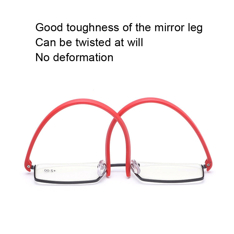 Lightweight Anti-blue Light Presbyopic Glasses Senior Clear Glasses With Case, 1.00, 1.50, 2.00, 2.50, 3.00, 3.50, 4.00