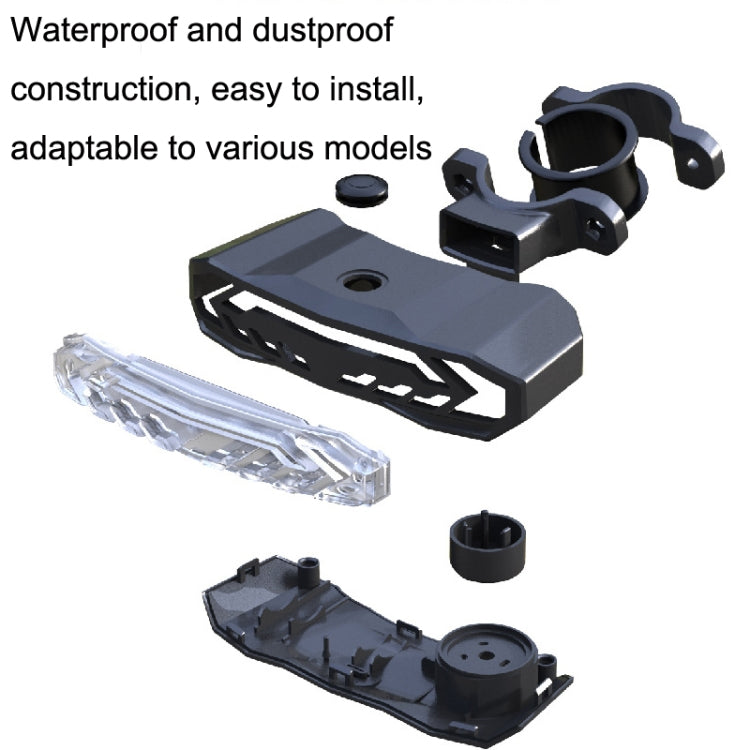 SF31 Bicycle Smart Brake Taillight USB Alerter Night Ride Ride Mountain Vehicle Turn LED Taillights, SF31 New Remote Control