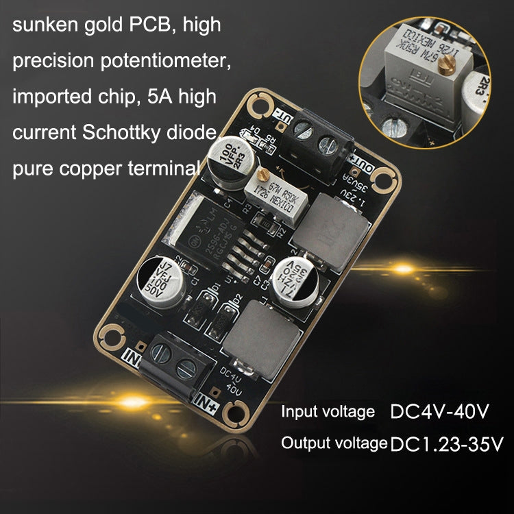 LM2596-ADJ DC-DC Adjustable Step-Down Power Module 4V-40V To 1.23-35V 3A Stereotype Board, LM2596-ADJ 4V-40V To 1.23-35V