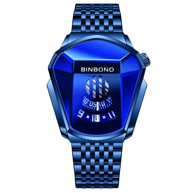 BINBOND Locomotive Concept Steel Belt Watch Men Live Black Technology Watch, Steel Belt Full Gold-Blue Face, Steel Belt Full Gold Gold Face, Steel Belt Black Stee Blue Face, Steel Belt White Steel Blue Face, Steel Belt White Steel White Face           ...