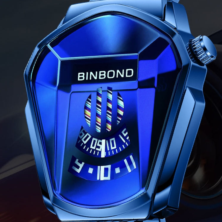BINBOND Locomotive Concept Steel Belt Watch Men Live Black Technology Watch, Steel Belt Full Gold-Blue Face, Steel Belt Full Gold Gold Face, Steel Belt Black Stee Blue Face, Steel Belt White Steel Blue Face, Steel Belt White Steel White Face           ...