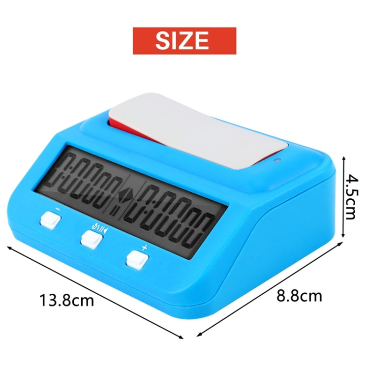 HQT101 Plastic Chess Clock Go Chess Timer, HQT101 Blue, HQT101 Red Wine