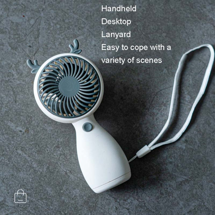 2pcs MLS6035 USB Mini Charging With Lanyard Small Fan, Style Random Delivery, MLS6035 Green, MLS6035 Yellow