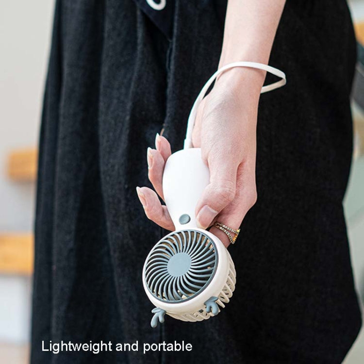 2pcs MLS6035 USB Mini Charging With Lanyard Small Fan, Style Random Delivery, MLS6035 Green, MLS6035 Yellow