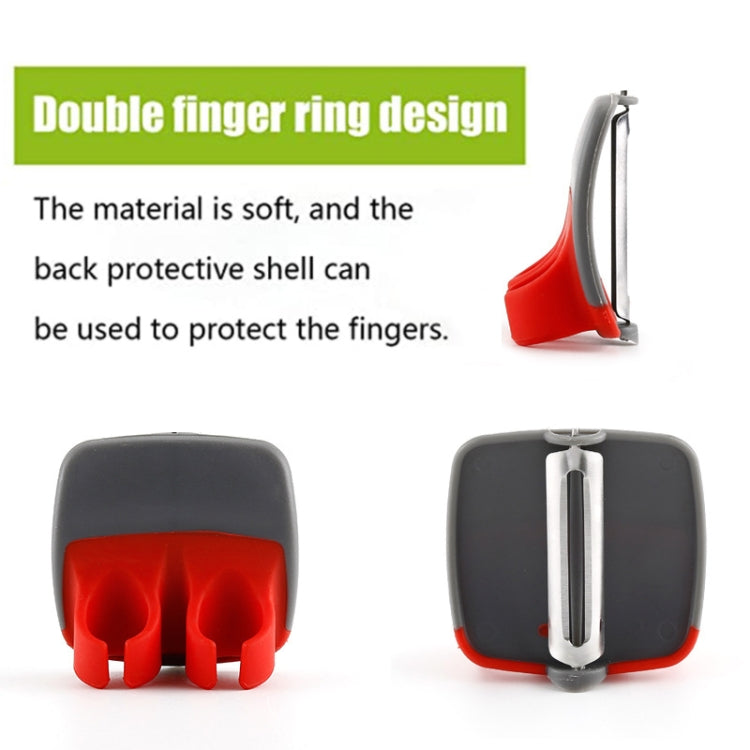 Palm Hand Peeler For Potato, Fruit, Kitchen Vegetable Peeler, 2pcs Orange