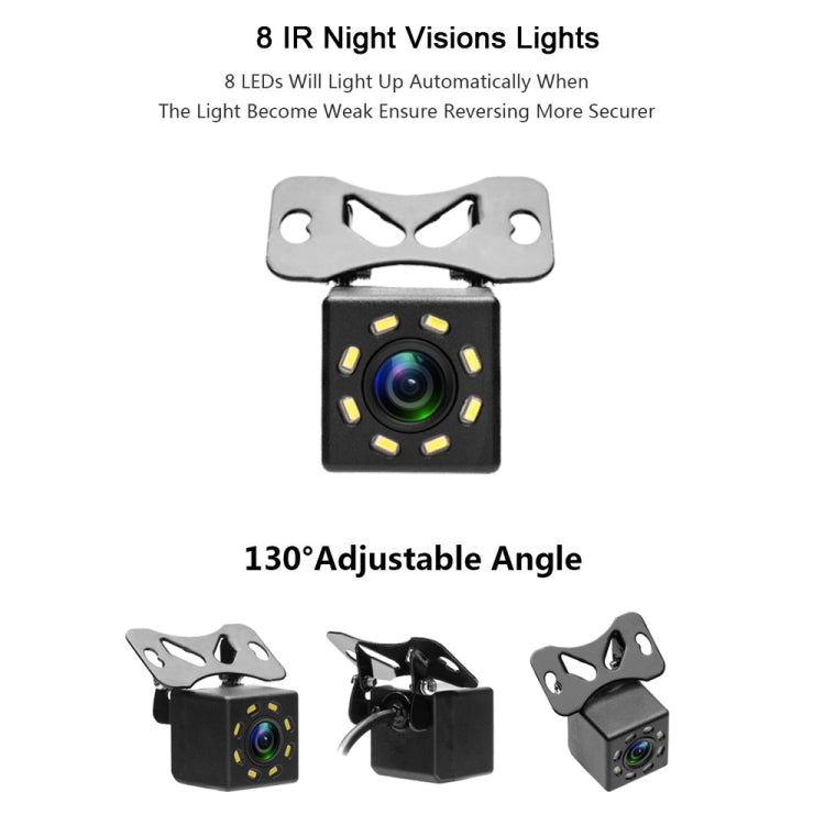 R0003 LED Fill Light External Reversing Video Camera HD Night Vision CCD Car Camera, 8 LED Lamp P System, 12 LED Lamp P System, 12 LED Lamp N System
