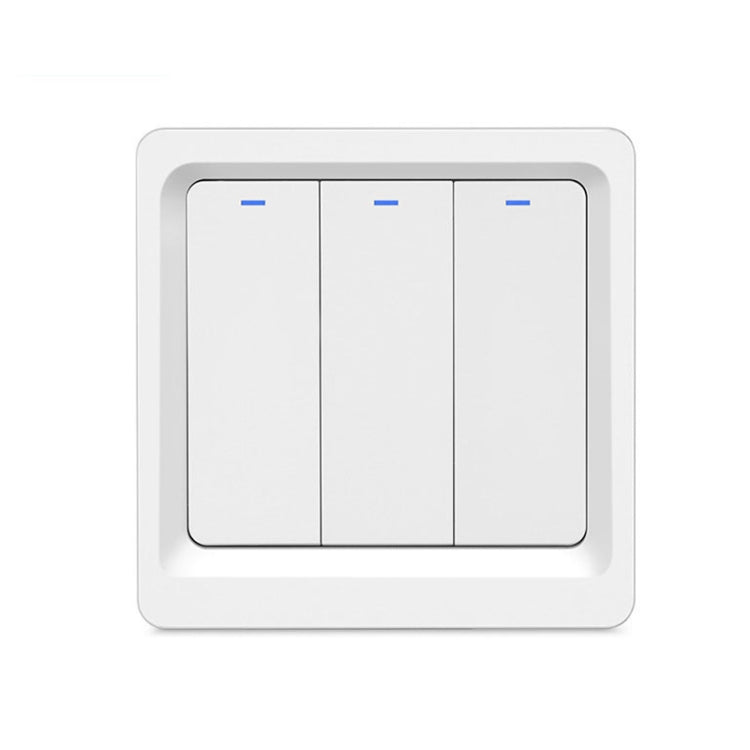 Tuya ZigBee Smart Single-fire Zero-fire Sharing Switch Phone Control Voice Panel EU Plug, Spec:, 1 Button, 2 Buttons, 3 Buttons