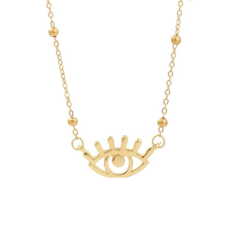 Angel Eyes Pendant Layered Necklace, Model:, N2106-20 Love Eyes, N2106-20 Silver Love Eyes, N2107-21 Colorful Diamond, N2107-22 Big Eyelashes