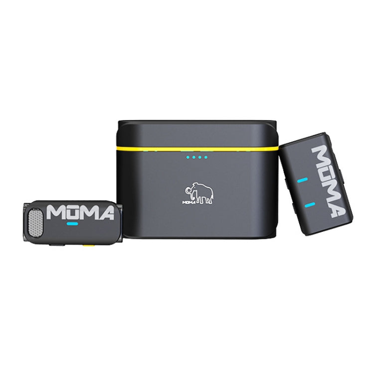 MOMA Lark M1 1 In 1 Mirrorless Camera Live Mini Wireless Lavalier Microphone, 1 In 1 with Charging Box