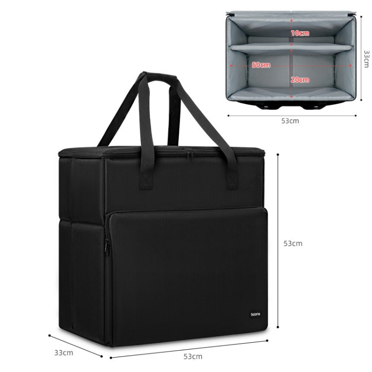 Baona BN-K002 Desktop Computer Host Monitor Keyboard Storage Bag, Size:, Medium 24 inches, Single Layer 24 inches