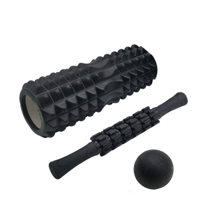 Crescent Hollow Foam Roller Yoga Column Set Fitness Muscle Relaxation Massager Set, 3pcs/set, 4pcs/set