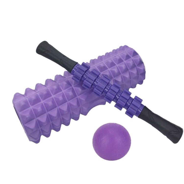 Crescent Hollow Foam Roller Yoga Column Set Fitness Muscle Relaxation Massager Set, 3pcs/set, 4pcs/set