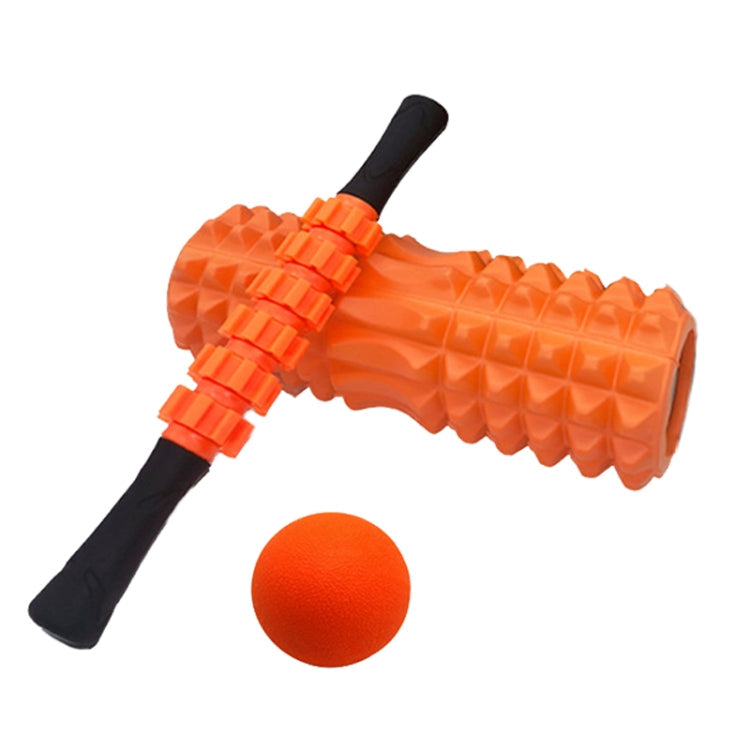 Crescent Hollow Foam Roller Yoga Column Set Fitness Muscle Relaxation Massager Set, 3pcs/set, 4pcs/set