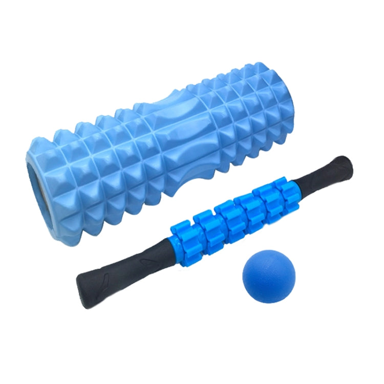Crescent Hollow Foam Roller Yoga Column Set Fitness Muscle Relaxation Massager Set, 3pcs/set, 4pcs/set