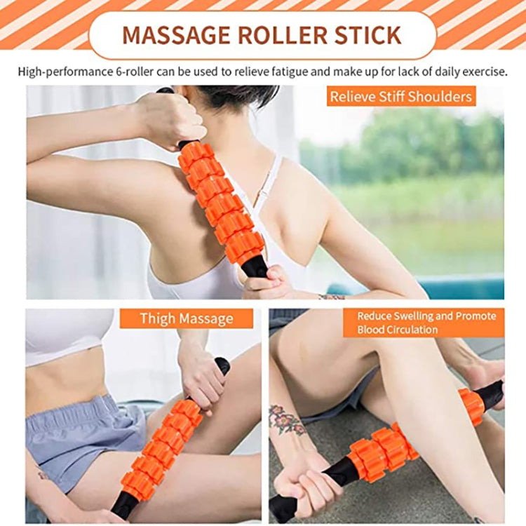 Crescent Hollow Foam Roller Yoga Column Set Fitness Muscle Relaxation Massager Set, 3pcs/set, 4pcs/set