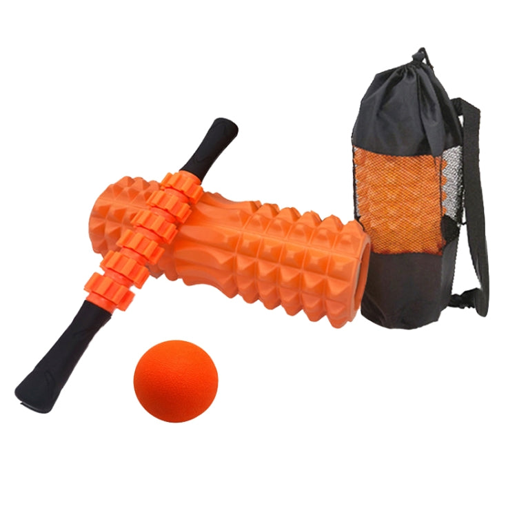 Crescent Hollow Foam Roller Yoga Column Set Fitness Muscle Relaxation Massager Set, 3pcs/set, 4pcs/set