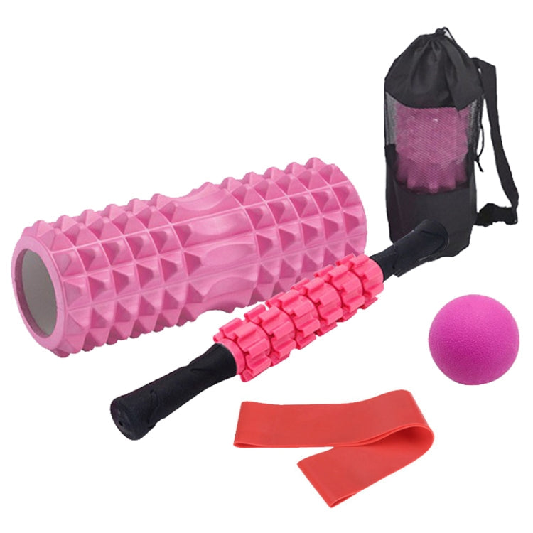 Crescent Hollow Foam Roller Yoga Column Set Fitness Muscle Relaxation Massager Set, 5pcs/set, 6pcs/set