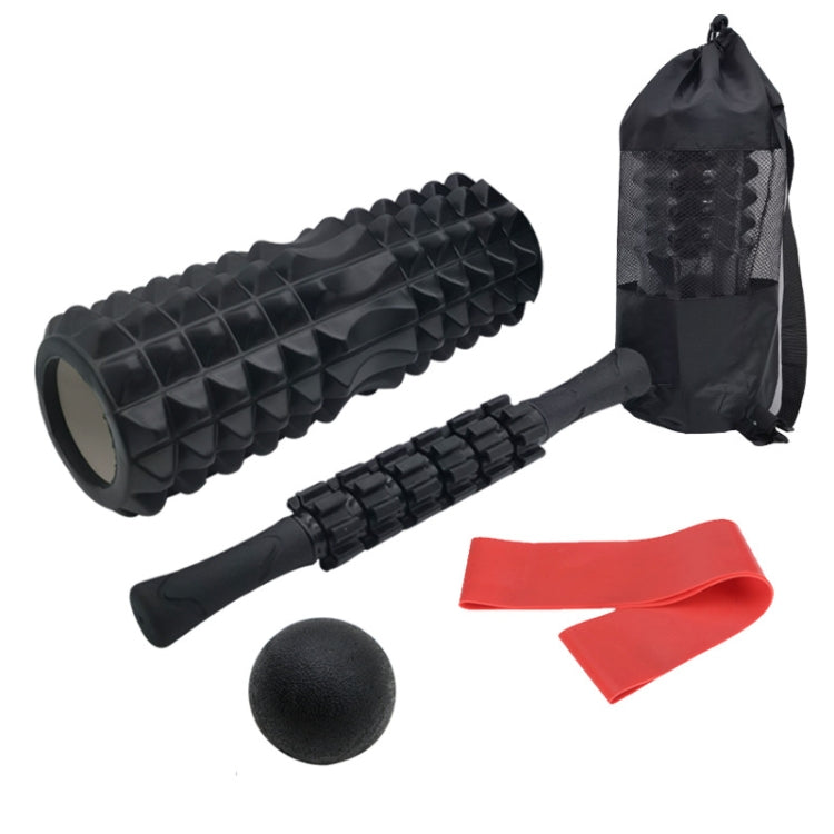 Crescent Hollow Foam Roller Yoga Column Set Fitness Muscle Relaxation Massager Set, 5pcs/set, 6pcs/set
