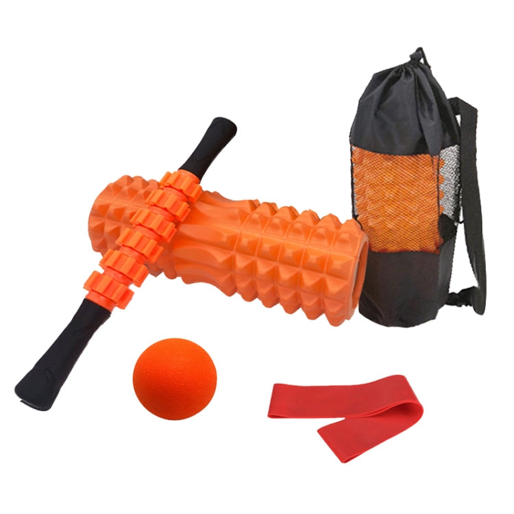 Crescent Hollow Foam Roller Yoga Column Set Fitness Muscle Relaxation Massager Set, 5pcs/set, 6pcs/set