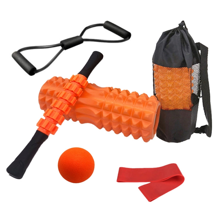 Crescent Hollow Foam Roller Yoga Column Set Fitness Muscle Relaxation Massager Set, 5pcs/set, 6pcs/set