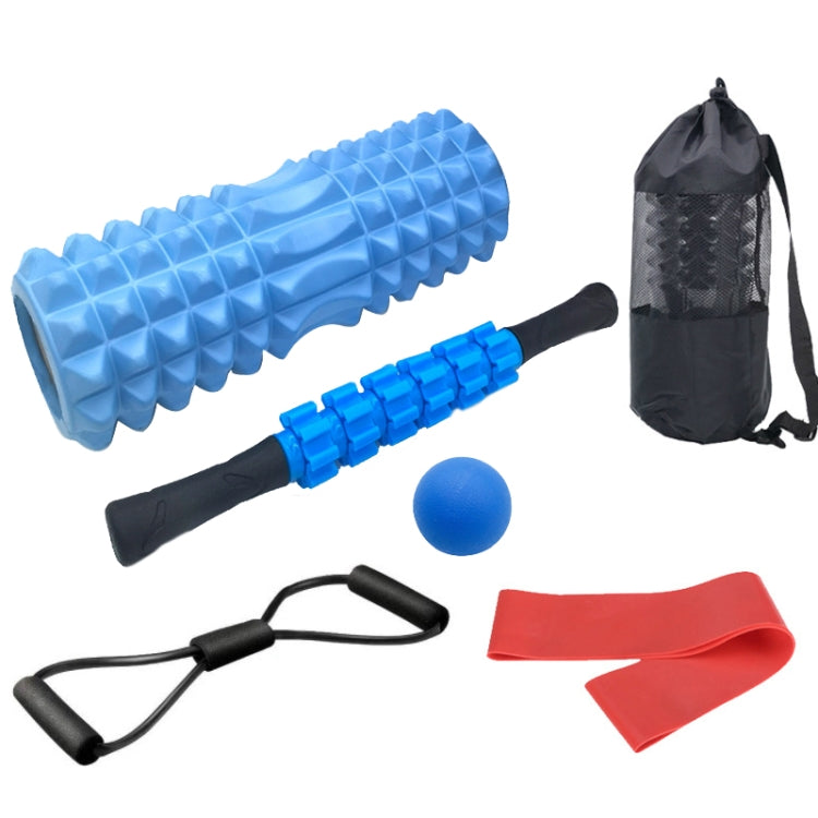 Crescent Hollow Foam Roller Yoga Column Set Fitness Muscle Relaxation Massager Set, 5pcs/set, 6pcs/set