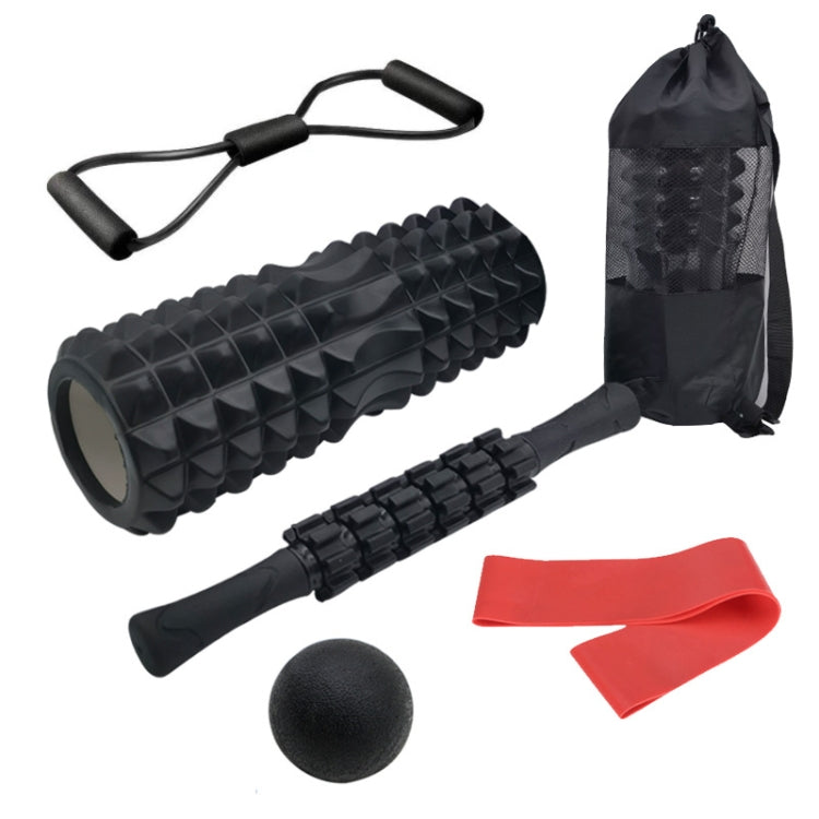 Crescent Hollow Foam Roller Yoga Column Set Fitness Muscle Relaxation Massager Set, 5pcs/set, 6pcs/set