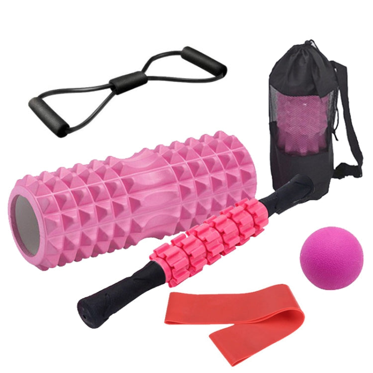 Crescent Hollow Foam Roller Yoga Column Set Fitness Muscle Relaxation Massager Set, 5pcs/set, 6pcs/set