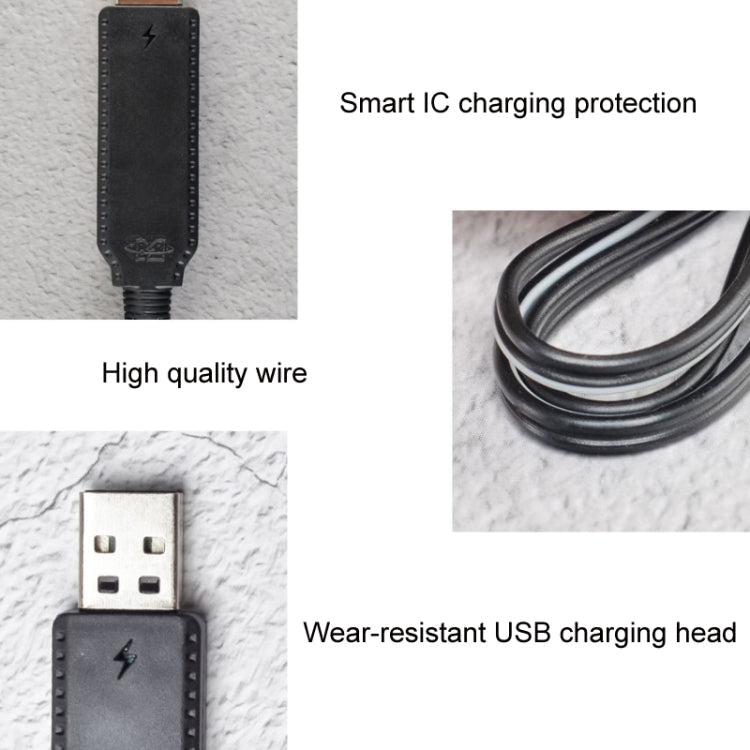 3.7V x 2 USB Smart Chip Four-Axis Aircraft Charging Cable