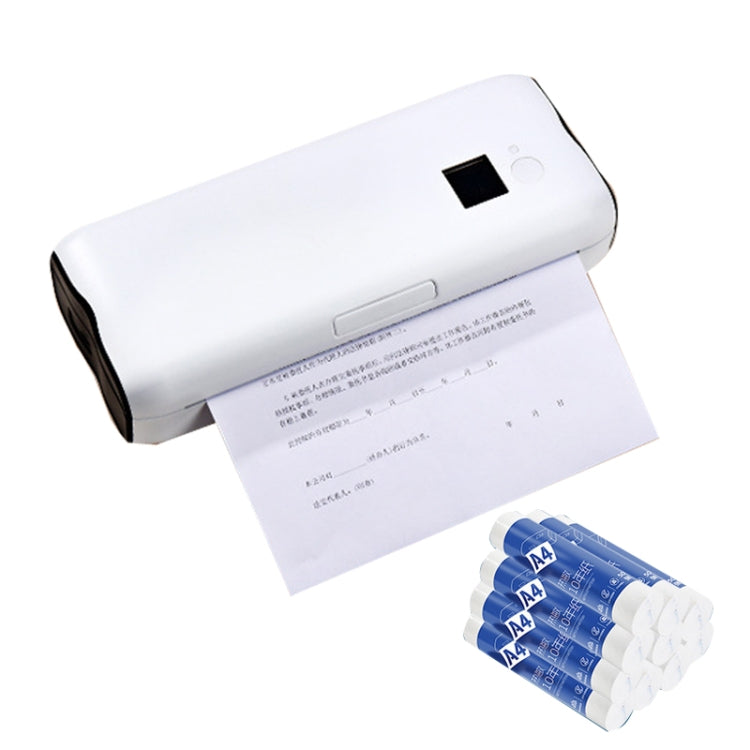 Home Small Phone Office Wireless Wrong Question Paper Student Portable Thermal Printer, Style:, Bluetooth Edition+50pcs A4 Paper, Bluetooth Edition+100pcs A4 Paper, Bluetooth Edition+200pcs A4 Paper, Bluetooth Edition+500pcs A4 Paper                   ...