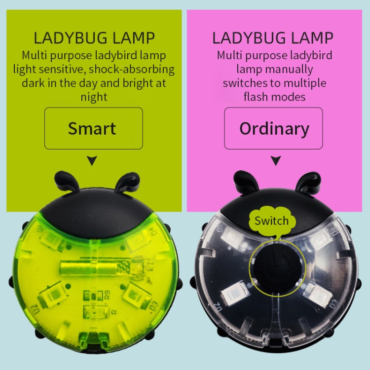 Ladybug Wheel Light Children Balance Bike Bicycle Hub Light, Smart Red, Smart Green, Smart Blue, Manual Red, Manual Green, Manual Blue, Manual Transparent