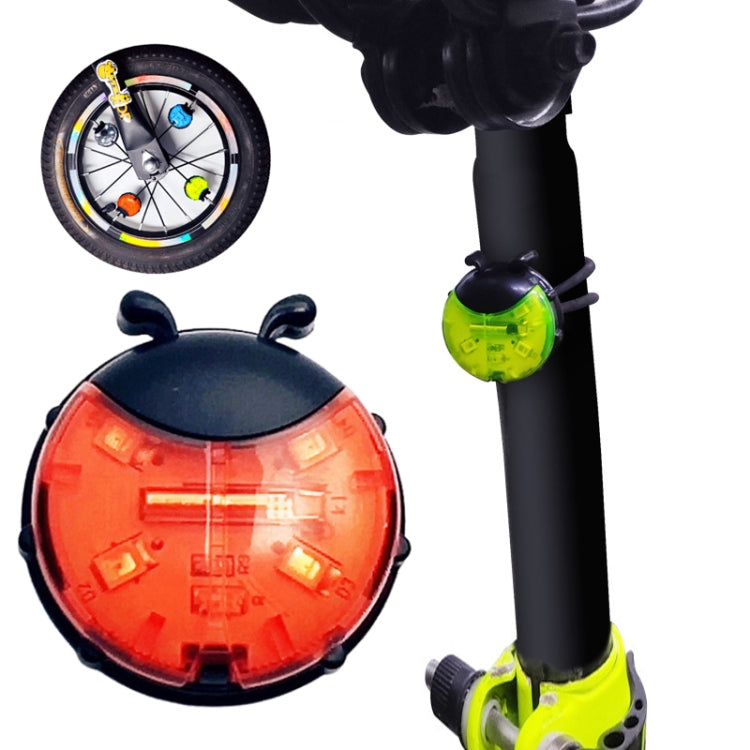 Ladybug Wheel Light Children Balance Bike Bicycle Hub Light, Smart Red, Smart Green, Smart Blue, Manual Red, Manual Green, Manual Blue, Manual Transparent