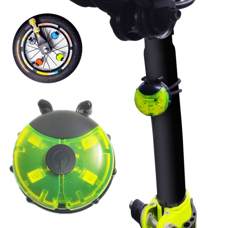 Ladybug Wheel Light Children Balance Bike Bicycle Hub Light, Smart Red, Smart Green, Smart Blue, Manual Red, Manual Green, Manual Blue, Manual Transparent