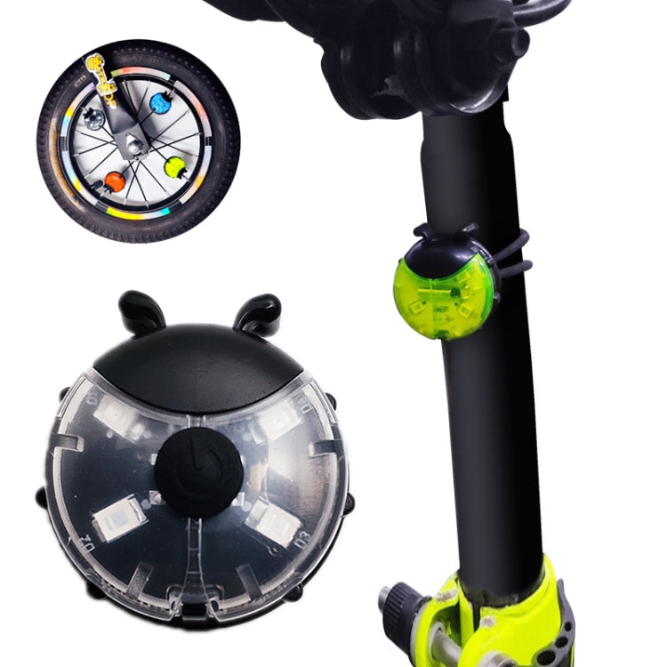 Ladybug Wheel Light Children Balance Bike Bicycle Hub Light, Smart Red, Smart Green, Smart Blue, Manual Red, Manual Green, Manual Blue, Manual Transparent