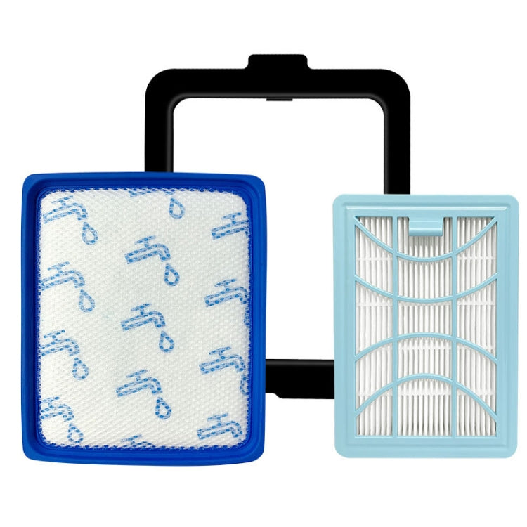 For Philips FC9732 FC9728 FC9735 Vacuum Cleaner Air Filter, 1 Air Inlet +1 Air Outlet, 1 Air Outlet, 1 Outer Frame