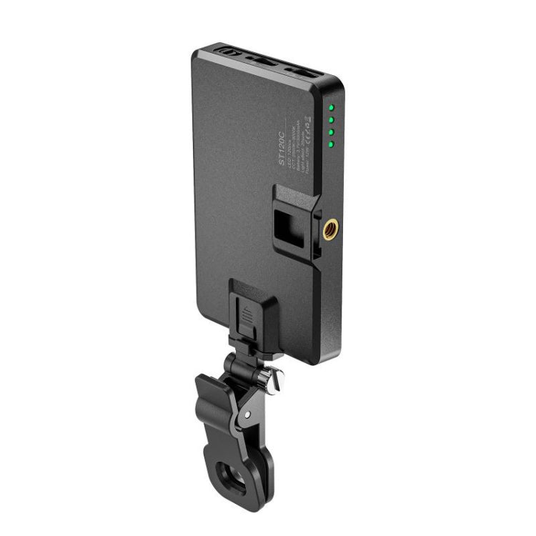 ST-120C Mobile Phone Tablet Clip Fill Light Selfie Live Camera Portable Camera Lighting, ST-120C
