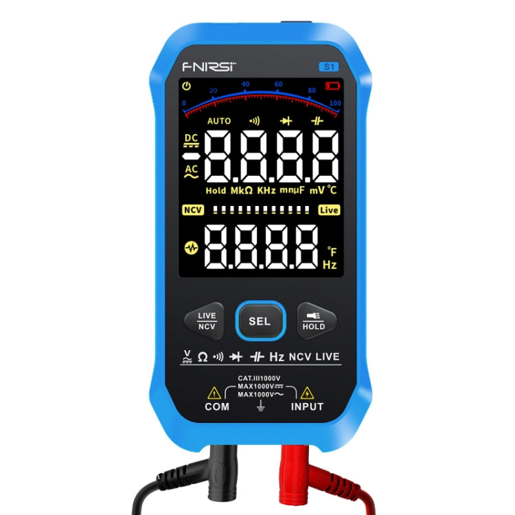 FNIRSI S1 Digital High Precision Fully Automatic Digital Multimeter, S1