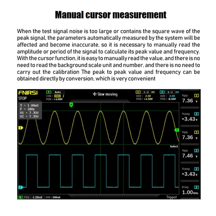 FNIRSI 2 in 1 Dual-channel 100M Bandwidth Digital Oscilloscope 1GS Sampling Signal Generator, US Plug, 1014D, 1014D +P4100 Probe