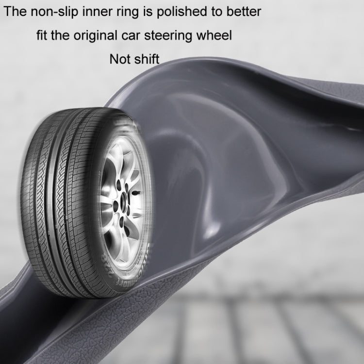 Silicone Non-slip Wear-resistant Steering Wheel Cover, 37-42cm