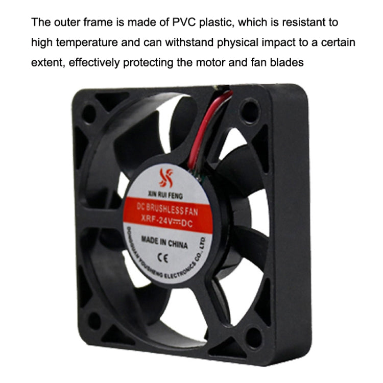 5cm Silent DC Cooling Fan, 3pcs XIN RUI FENG 5V Ball Bearing, 3pcs XIN RUI FENG 12V Ball Bearing, 3pcs XIN RUI FENG 24V Ball Bearing