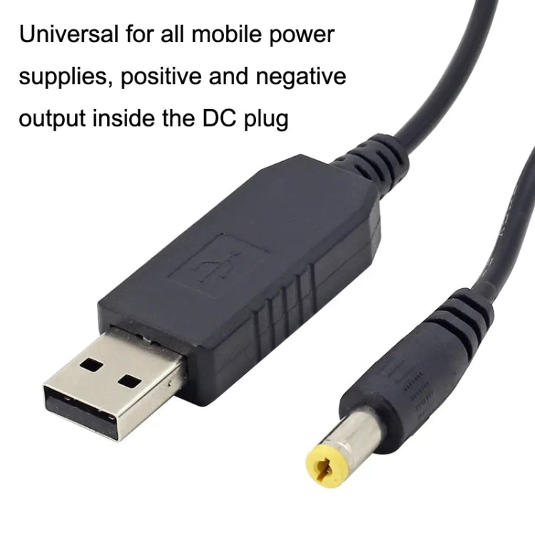 USB Booster Cable Mobile Power Router Power Cord, 2pcs DC 5v to 9v, 2pcs DC 5v to 12v