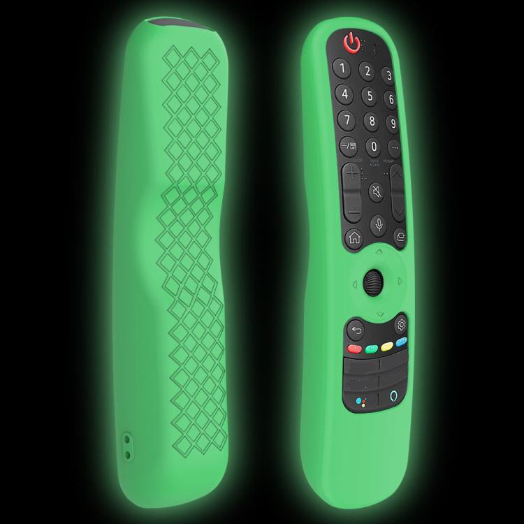 For LG AN-MR21GC / AN-MR21N / AN-MR21GA TV Remote Control Silicone Case, GS0020  Black, GS0020 White, GS0020 Luminous Blue, GS0020 Luminous Green