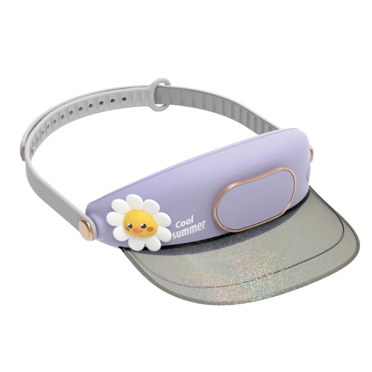GL130-133 Outdoor Fan Cap Leafless Mute USB Portable Camping Mini Fan, Star Rabbit, Huahua Duck, Love Dragon