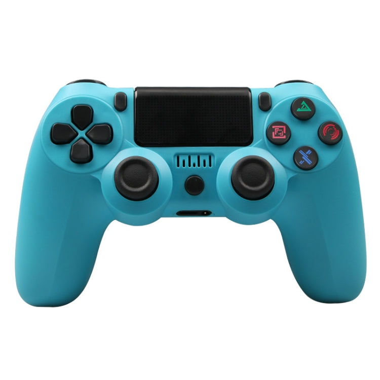 For PS4 Wireless Bluetooth Game Controller With Light Strip Dual Vibration Game Handle, White, Black, Red, Blue, Green, Rose Red, Letter, Line, Fire Ghost, Cartoon, Hulk, Skeleton, Gear, Lightning, Flame, Cloud, Burst, Wood Grain, Star Red             ...