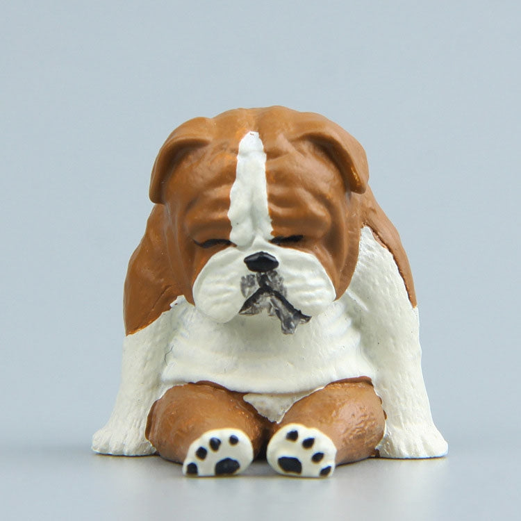 Warm Series Sitting Sleepy Zoo Figure Fridge Magnets, Brown Bear, Pug dog, Fat Cat
