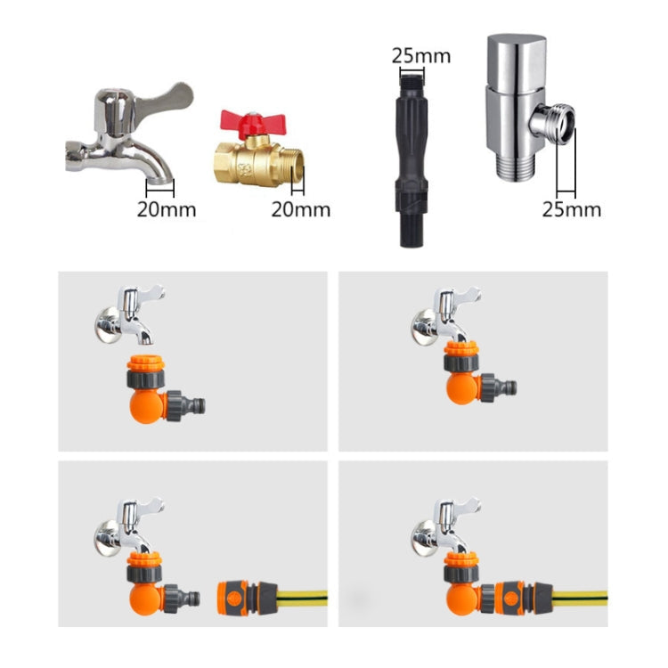Washing Machine Faucet Connector 180 Degree Swivel Adapter, Adapter, Adapter+4 Points Water Connection, Adapter+6 Points Water Connection