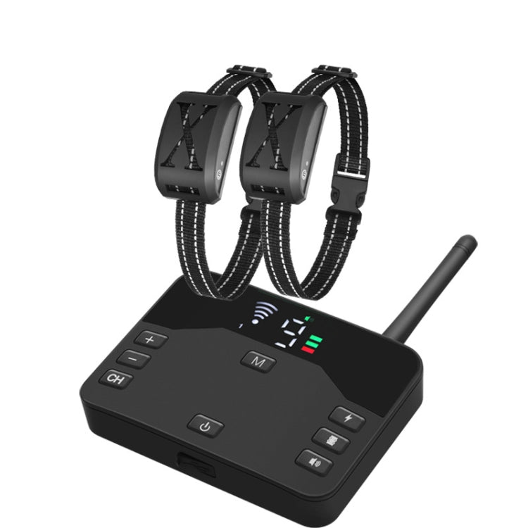 2-In-1 Electric Dog Fence & Remote Training Collar Adjustable Vibration & Shock, For 1 Dog, For 2 Dogs, For 3 Dogs