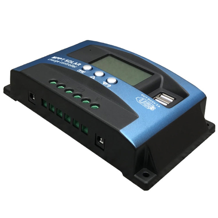 YCX-003 30-100A Solar Charging Controller with LED Screen & Dual USB Port Smart MPPT Charger, 12/24V 30A, 12/24V 40A, 12/24V 50A, 12/24V 60A, 12/24V 100A, 12/24/36/48/60V 100A