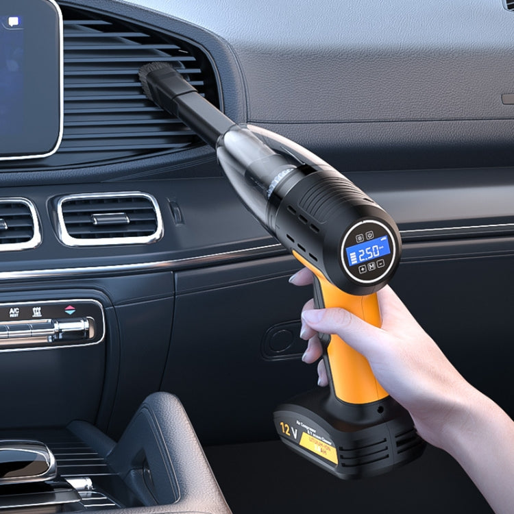 5 In 1 60W  Double Motor Car Vacuum Cleaner With Blowing Air Pump Pressure Measuring Lighting Function, SUITU ST-6637 Wired, SUITU ST-6637  Wireless Model, SUITU ST-6637  Wireless+Toolbox