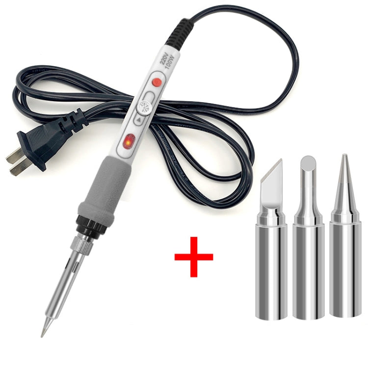 100W 220V High-power Electric Soldering Iron Adjustable Temperature Soldering Tool CN Plug, 1pc, 2pcs Set 1, 2pcs Set 2, 4pcs Set