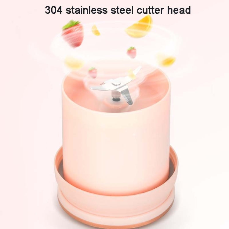 LGZ-1 500ml 50W 4 Blades Electric Portable Juicer Rechargeable Juice Extractor, LGZ-1 (Pink), LGZ-1 (White), LGZ-1 (Green)